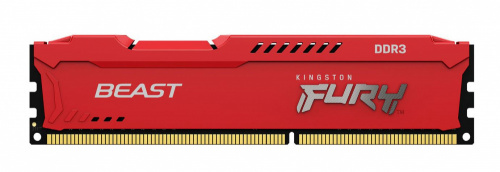 Kit Memoria RAM Kingston FURY Beast DDR3, 1866MHz, 16GB (2 x 8GB), Non-ECC, CL10, Rojo 
