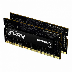 Kit Memoria RAM para Laptop Kingston FURY Impact DDR3L, 1866MHz, 8GB ( 2 x 4GB ), Non-ECC, CL11, 204-pin SO-DIMM  