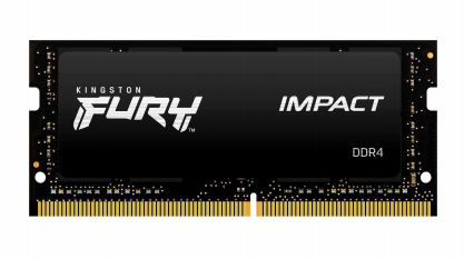 Kit Memoria RAM Kingston FURY Impact DDR4, 2666MHz, 32GB (2 x 16GB), Non-ECC, CL15, SO-DIMM, XMP 