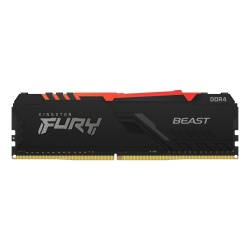 Memoria RAM Kingston FURY Beast RGB DDR4, 3200MHz, 8GB, CL16, XMP  