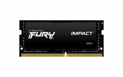 Memoria RAM Kingston FURY Impact DDR4, 3200MHz, 16GB, CL20, SO-DIMM, XMP 