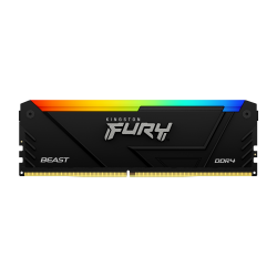Memoria RAM Kingston FURY Beast RGB DDR4, 3600MHz, 32GB, Non-ECC, CL18, XMP ― ¡Nuevo disipador de calor y RGB mejorado! 