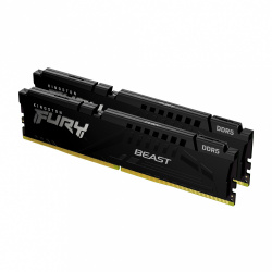 Kit Memoria RAM Kingston Fury Beast DDR5, 4800MHz, 32GB (2 x 16GB), Non-ECC, CL38, XMP 