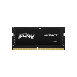Memoria RAM para Laptop Kingston Fury Impact Black DDR5, 4800MHz, 16GB, Non-ECC, CL38, 262-pin SO-DIMM, XMP 