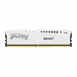Kit Memoria RAM Kingston FURY Beast DDR5 DDR5, 6000MHz, 32GB - 2 x 16GB, CL40, XMP, Blanco  