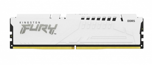 Kit Memoria RAM Kingston FURY Beast DDR5, 6000MHz, 64GB (2 x 32GB), On-Die ECC, CL40, XMP, Blanco 