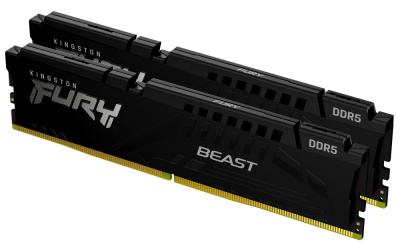 Kit Memoria RAM Kingston Fury Beast DDR5, 6400MHz, 32GB - 2 x 16GB, CL32, XMP 
