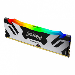 Memoria RAM Kingston FURY Renegade RGB DDR5, 6400MHz, 32GB, Non-ECC, CL32, XMP, Plata 