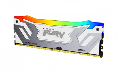 Memoria RAM Kingston FURY Renegade DDR5, 8400MHz, 24GB, CL40, XMP, Plata/Blanco ― ¡Compra y obtén un código de Mortal Kombat I! Un código por cliente 
