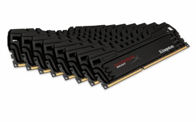 Kit Memoria RAM Kingston Beast DDR3, 1866MHz, 64GB (8 x 8GB), CL10, Non-ECC, XMP 