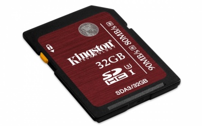Memoria Flash Kingston, 32GB SDHC UHS-I-Speed Clase 3 