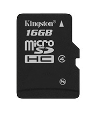 Memoria Flash Kingston, 16GB microSDHC Clase 4 
