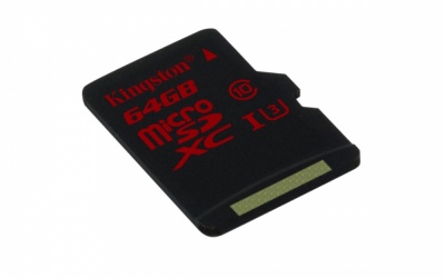 Memoria Flash Kingston, 64GB microSDHC UHS-I-Speed Clase 3 