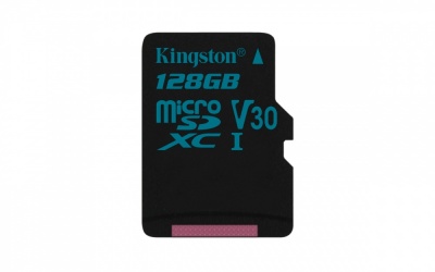 Memoria Flash Kingston Canvas Go!, 128GB, microSDXC UHS-I Clase 10 
