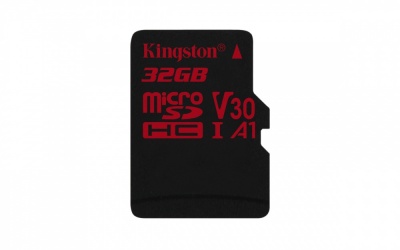 Memoria Flash Kingston Canvas React, 32GB MicroSDHC UHS-I Clase 10 