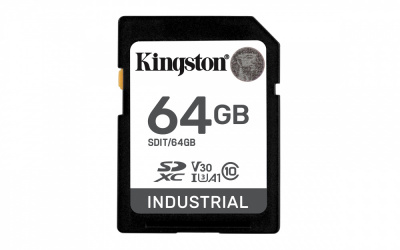 Memoria Flash Kingston Industrial SD, 64GB SDHC UHS-I Clase 10 