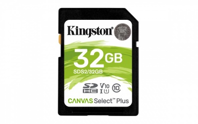 Memoria Flash Kingston Canvas Select Plus, 32GB SDXC UHS-I Clase 10 