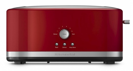 KitchenAid Tostadora KMT4116ER, 4 Rebanadas, Rojo 