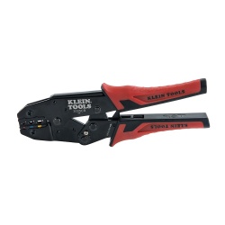 Klein Tools Pinza Ponchadora 3005CR, Negro/Rojo 