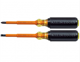 Klein Tools Juego de Desarmadores 33532-INS, 2 Piezas, Negro/Naranja 