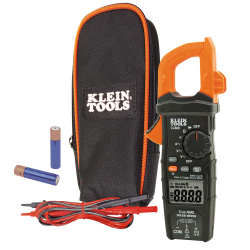 Klein Tools Amperímetro de Gancho CL600, CAT III 1000V/CAT IV 600V, Negro/Naranja 