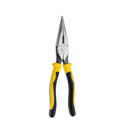 Klein Tools Pinza de Punta Estándar KT203-8, Corte Lateral, Amarillo 