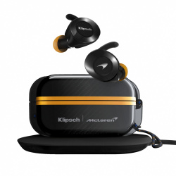 Klipsch Audífonos Intrauricurales T5 II Sport Mclaren, Inalámbrico, Bluetooth 5.0, Negro 
