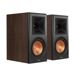 Klipsch Kit Bocinas Pasivas para Estante RP-600M II WALNUT, Alámbrico, 100W RMS, 400W PMPO, Café/Negro 
