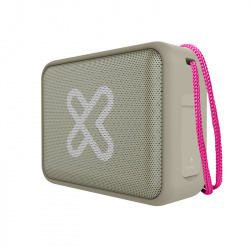 Klip Xtreme Bocina Portátil Nitro, Bluetooth, Inalámbrico, 6W RMS, Micro-USB, Beige - Resistente al Agua 