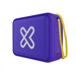 Klip Xtreme Bocina Portátil Nitro, Bluetooth, Inalámbrico, 6W RMS, Micro-USB, Morado - Resistente al Agua 