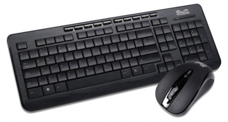 Kit de Teclado y Mouse Klip Xtreme KCK-350S, Inalámbrico, USB, Negro 