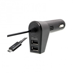 Klip Xtreme Cargador para Auto KMA-111, 5V, 2 Puertos USB 2.0, Negro 