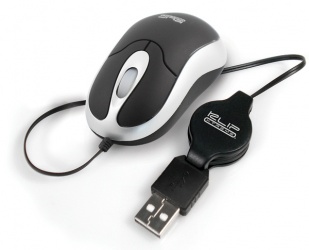 Mouse Klip Xtreme Óptico KMO-103, Alámbrico, USB, 800DPI, Negro/Plata 