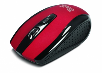 Mouse Klip Xtreme Óptico KMW-340RD, Inalámbrico, USB, 1600DPI, Rojo 