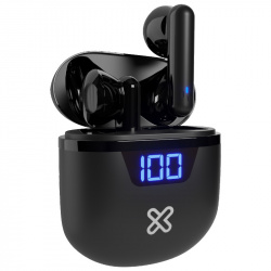 Klip Xtreme Audífonos Intrauriculares con Micrófono KTE-006, Bluetooth, Inalámbrico, Negro 