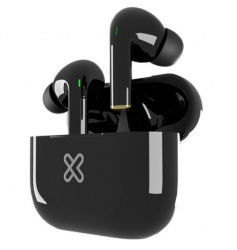 ﻿Klip Xtreme Audífonos Intrauriculares con Micrófono TuneFiBuds, Inalámbrico, Bluetooth, USB-C, Negro 