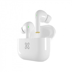 Klip Xtreme Audífonos Intrauriculares con Micrófono TuneFiBuds, Inalámbrico, Bluetooth, USB-C, Blanco 