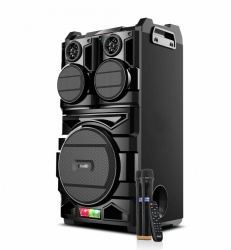 Klip Xtreme BigBash Mini Componente, Bluetooth, 600W RMS, USB 2.0, Karaoke, Negro 