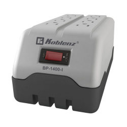 Regulador Koblenz BP-1400-I, 800W, 1.400VA, Entrada 99 - 145V, Salida 120V, 8 Salidas 