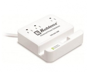 Koblenz Estación de Carga TPS-540 USB, 3 Contactos, 540 Joules 