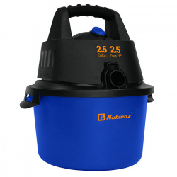 Koblenz Aspiradora Seco-Mojado WD-2.5 L, 9 Litros, Negro/Azul 