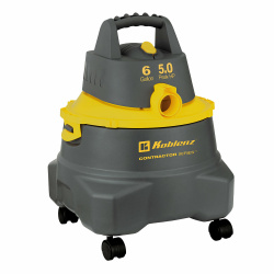 Koblenz Aspiradora Contractor WD-6 C212, 23 Litros, Gris/Amarillo 