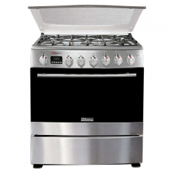 Koblenz Estufa Berna, 6 Quemadores, Plata 