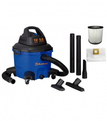 Koblenz Aspiradora WD12L4, 4101W, 45 Litros, Negro/Azul 