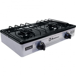 Koblenz Parrilla Eléctrica PSK-200S, 2 Quemadores, Negro/Plata 