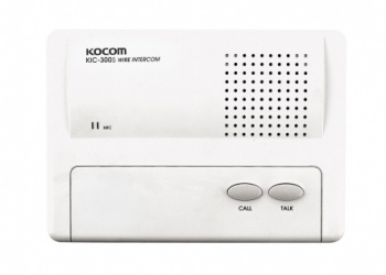 Kocom Interfon KIC-300S, Alámbrico, Blanco 