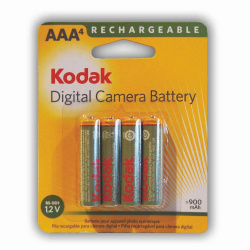 Kodak Pila Recargable  AAA, 1.2V, 4 Piezas 