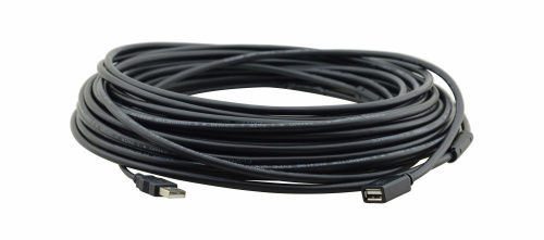 Kramer Cable de Extensión USB 2.0 A Macho - USB A Hembra, 15 Metros, Negro 