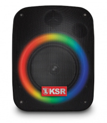 KSR Bafle KSW-5006, Bluetooth, Alámbrico/Inalámbrico, 20W RMS, USB, Negro 