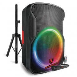 Ksr Bocina MSA-6516MX, Bluetooth, Alámbrico/Inalámbrico, 80W RMS, USB, Negro 